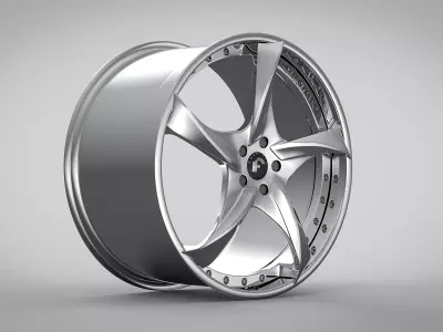 Forgiato Appuntito Low-poly 3D model