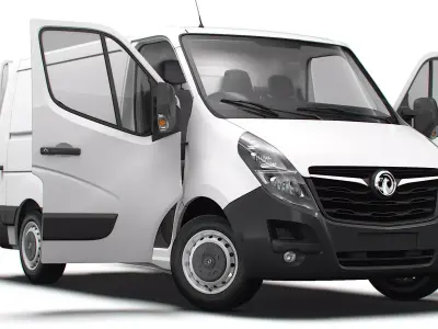 Vauxhall Movano Van L1H1 HQInterior 2021 3D model