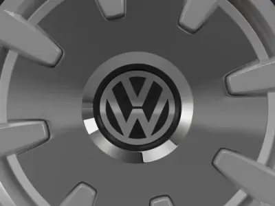 VW Beetle Design 2012 wheel 3D model