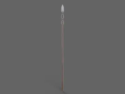 PBR Spear V2c Low-poly 3D model