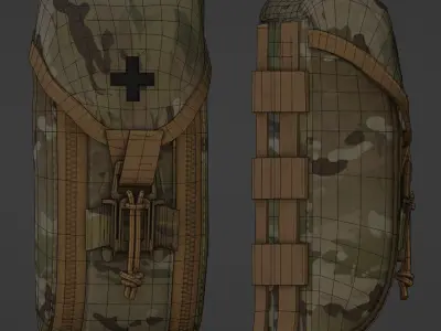 NAR Eagle IFAK Low-poly 3D model