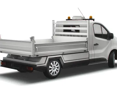 Renault Trafic Tipper 2021 3D model
