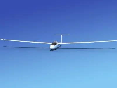 Duo Discus Sailplane 3D model