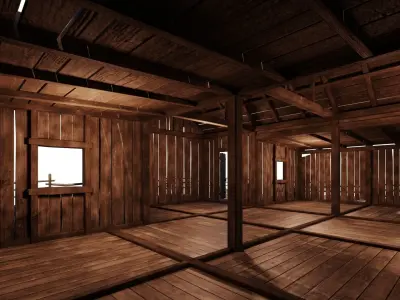 Old House 32 PBR 4K GameReady Low-poly 3D model