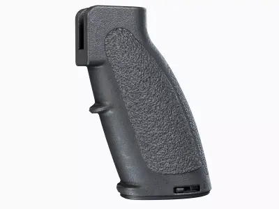 AR 15 Tactical Pistol grip HK416 battle grip Low-poly 3D model