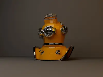 marin helmet 3D model