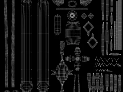 Master Sword Original Concept Free low-poly 3D model