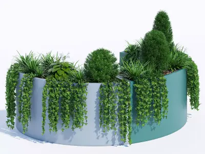 Modular Planters part 2 3D model