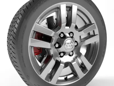Toyota Land Cruiser Prado Wheel 3D model