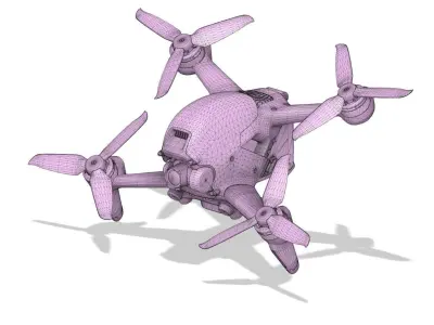 DJI FPV Drone 3D model