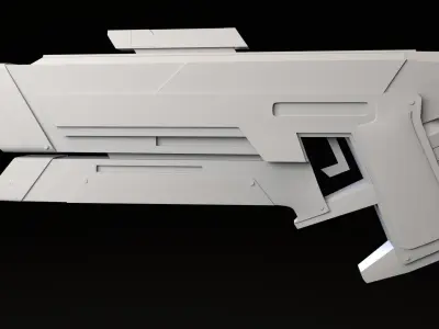 Raygun Blaster 3D model