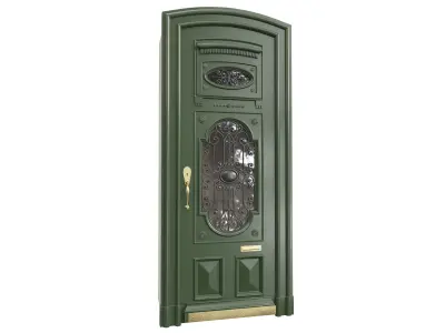 Entrance classic door the 95 3D model