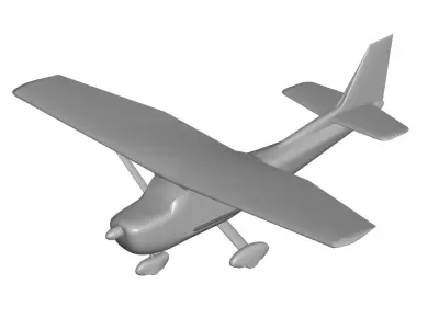 Cessna 172 3D model