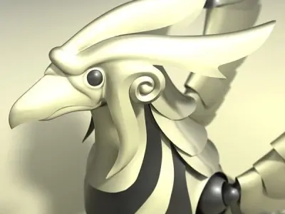 Mechanical Phoenix 3D model