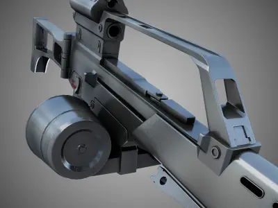 G36 Assault rifle Hi-Res 3D model