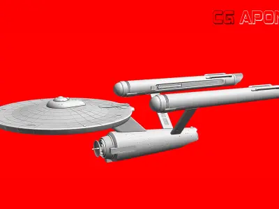 USS Enterprise NCC 1701 3D print model
