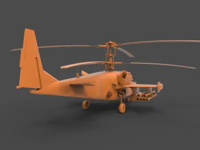 Ka-50 Black Shark 3D print model