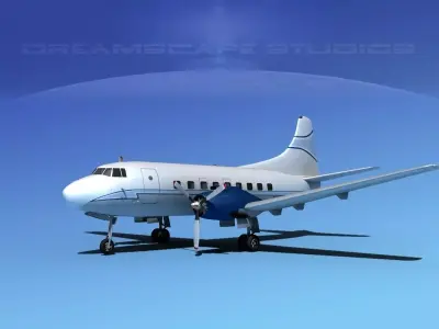 Martin 202 Executive 3 3D model