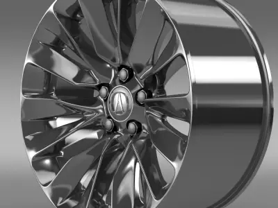 Acura RLX rim 3D model