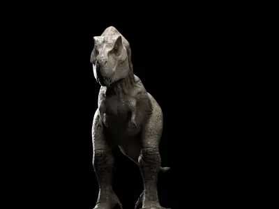 Trex dinosaur game model Tyrannosaurus  Low-poly 3D model