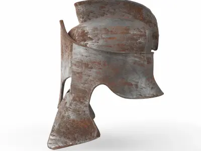 Spartan Helmet Game Ready 3D model