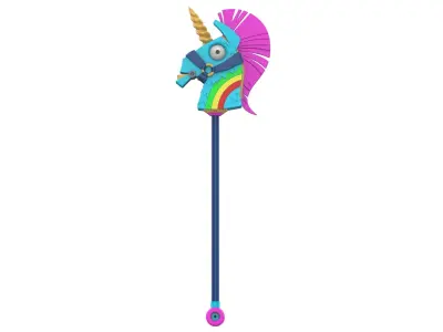  Rainbow Smash Unicorn - Commercial - Printable - STL 3D print model
