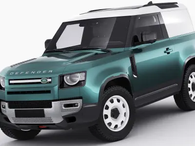 Land Rover Defender Hard Top 110 and 90 3D model