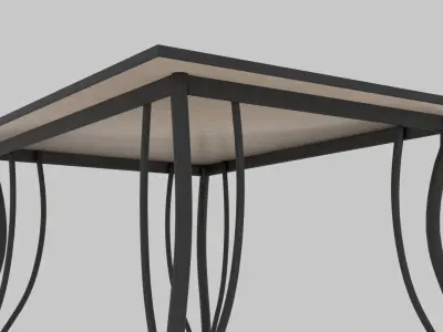 Classic table Free 3D model purchase