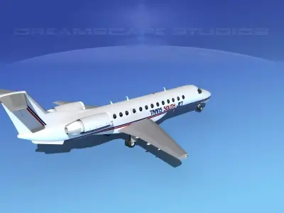 Embraer ERJ-135 Trans South Jet 3D model