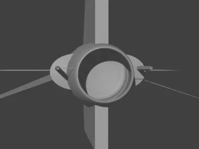 X15 jet Free 3D model