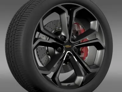 Chevrolet Volt Z spec concept wheel 3D model