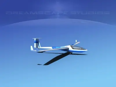 Glaser-Dirks DG-300 Glider V09 3D model