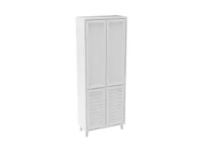 STORAGE CABINET Free low-poly 3D model