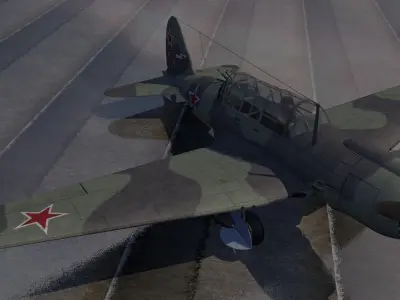 Sukhoi Su-2M-82 3D model