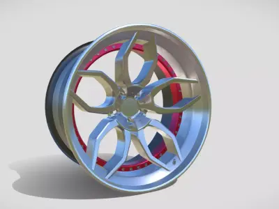Sportcar Wheel 3D model