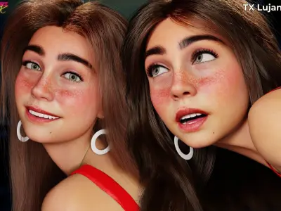 TX Lujan Premium Pack for G9 G8 G8-1 Low-poly 3D model