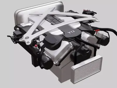 Car Engine  3D model