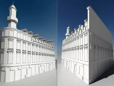Classical Style Building 3D model