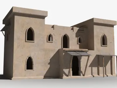 Arab x46 Low-poly 3D model