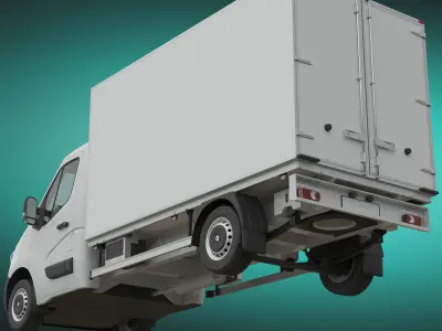 Renault Master 2015 BoxTruck FWD 3D model