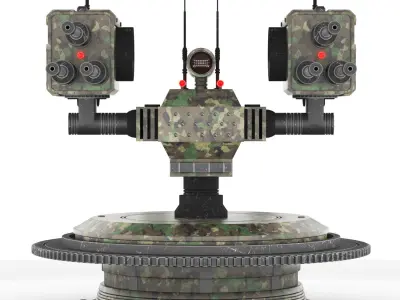 Harpag Defence Robot Low-poly 3D model