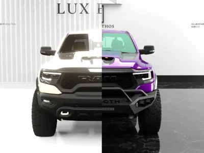 2023 Dodge RAM 1500 TRX Sandblast And Orange Ignition Edition Free 3D model