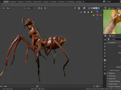 giant ant 3D model