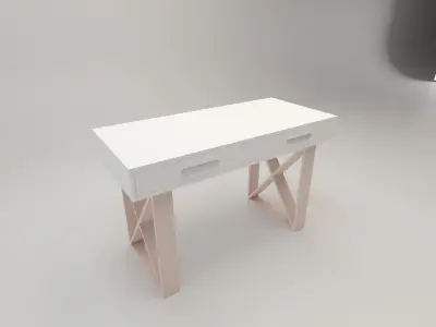 Work Desk Free 3D model