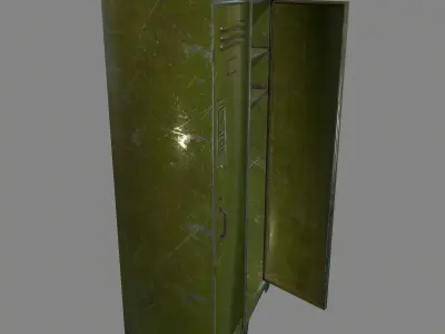 locker 1 Low-poly 3D model