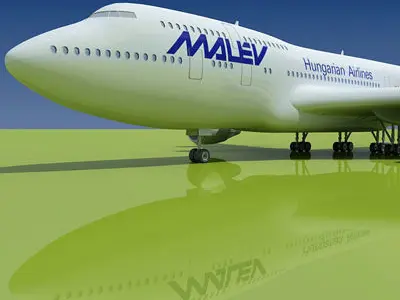 Hungarian Airlines 3D model