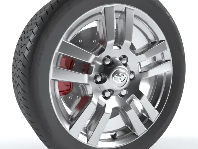 Toyota Land Cruiser Prado Wheel 3D model