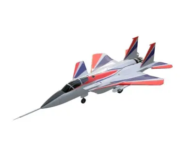 McDonnell Douglas F-15 ACTIVE - THE FRANKENSTEIN FIGHTER - Low-poly 3D model