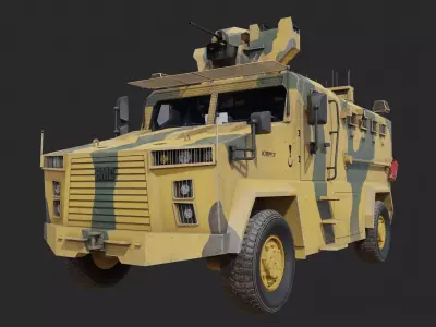 BMC - Kirpi 2 Low-poly 3D model