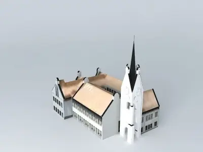 Varoshaza radnica dunajskastreda Free 3D model
